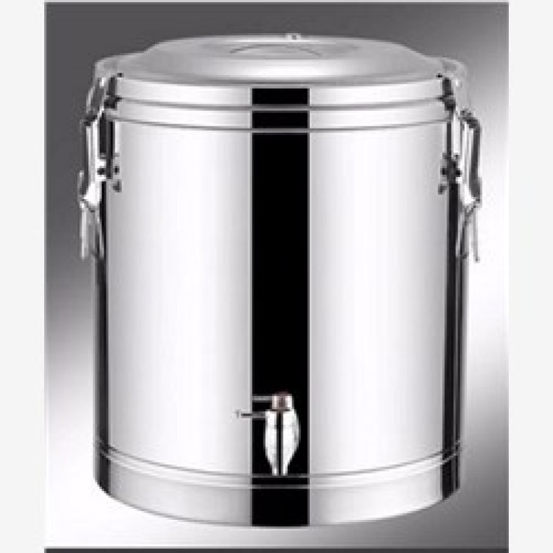 国产 30L 304保温桶商用大容量不锈钢米饭桶热水桶带龙头茶水桶汤豆浆粥桶